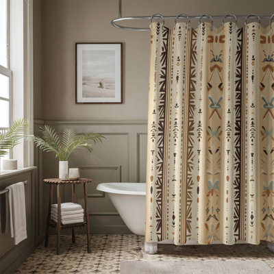 East Urban Home Boho Harmony - Premium Shower Curtain | Wayfair